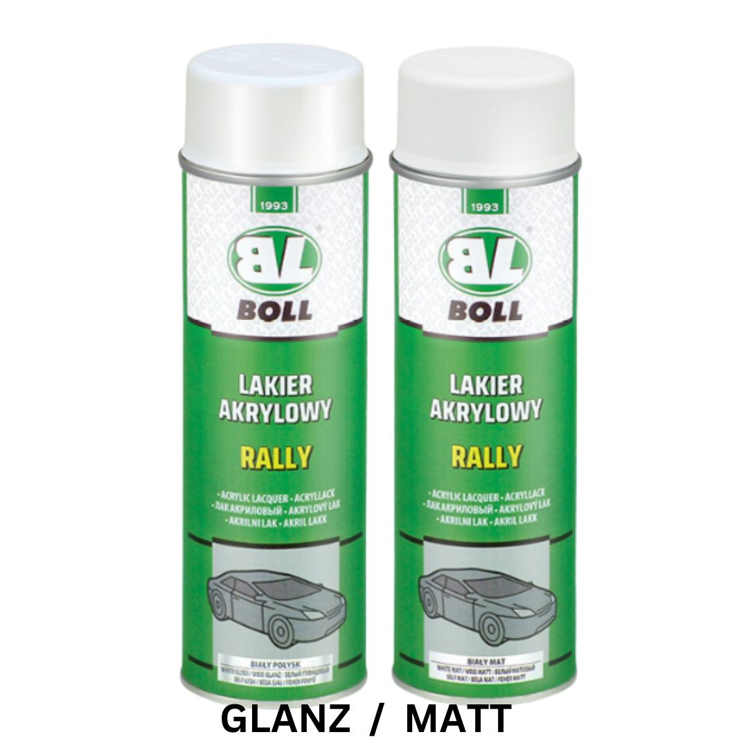 Carshine Boll Acryllack RALLY WEISS 500ml