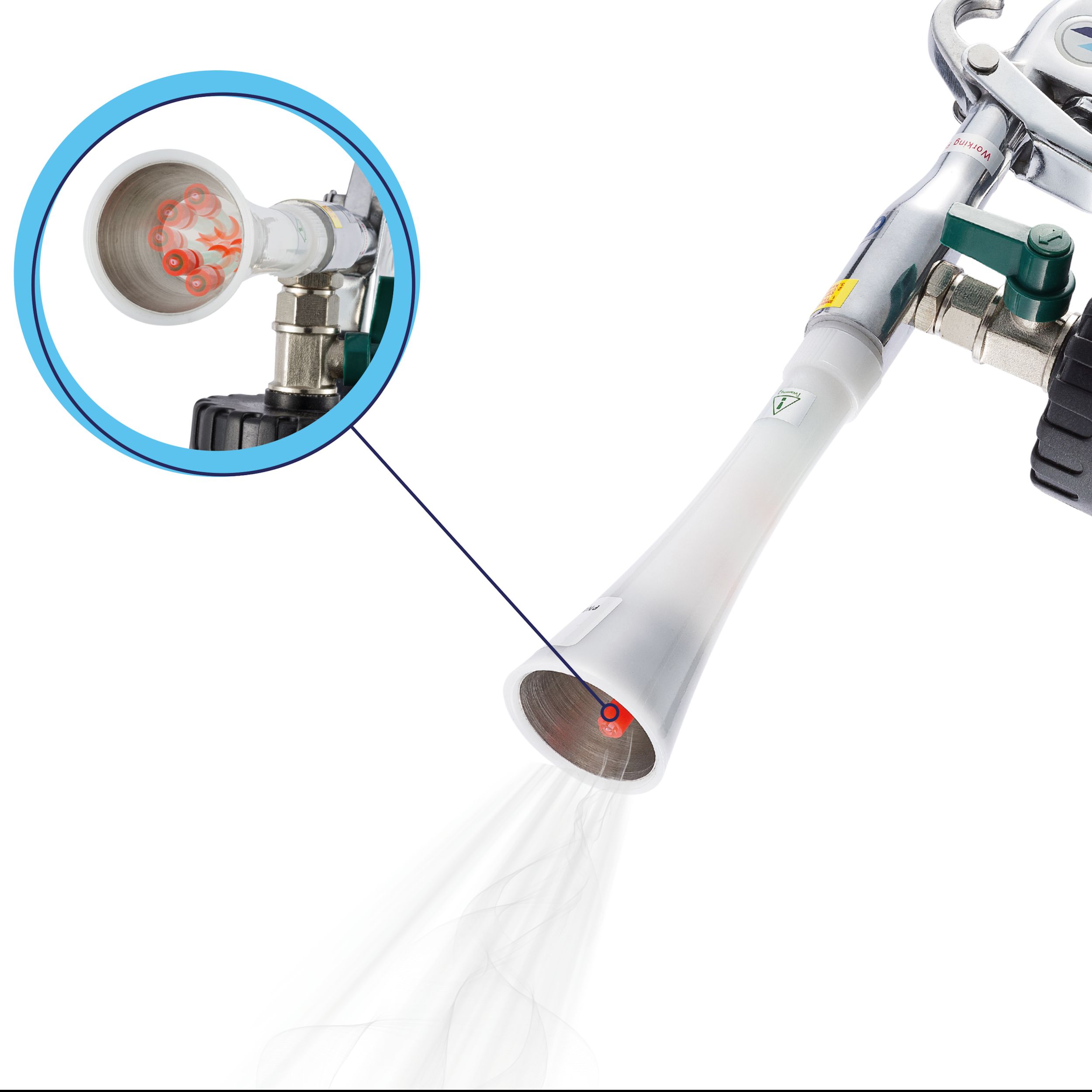 Benbow Druckluft-Reinigungspistole mit Metalldüse Classic 104