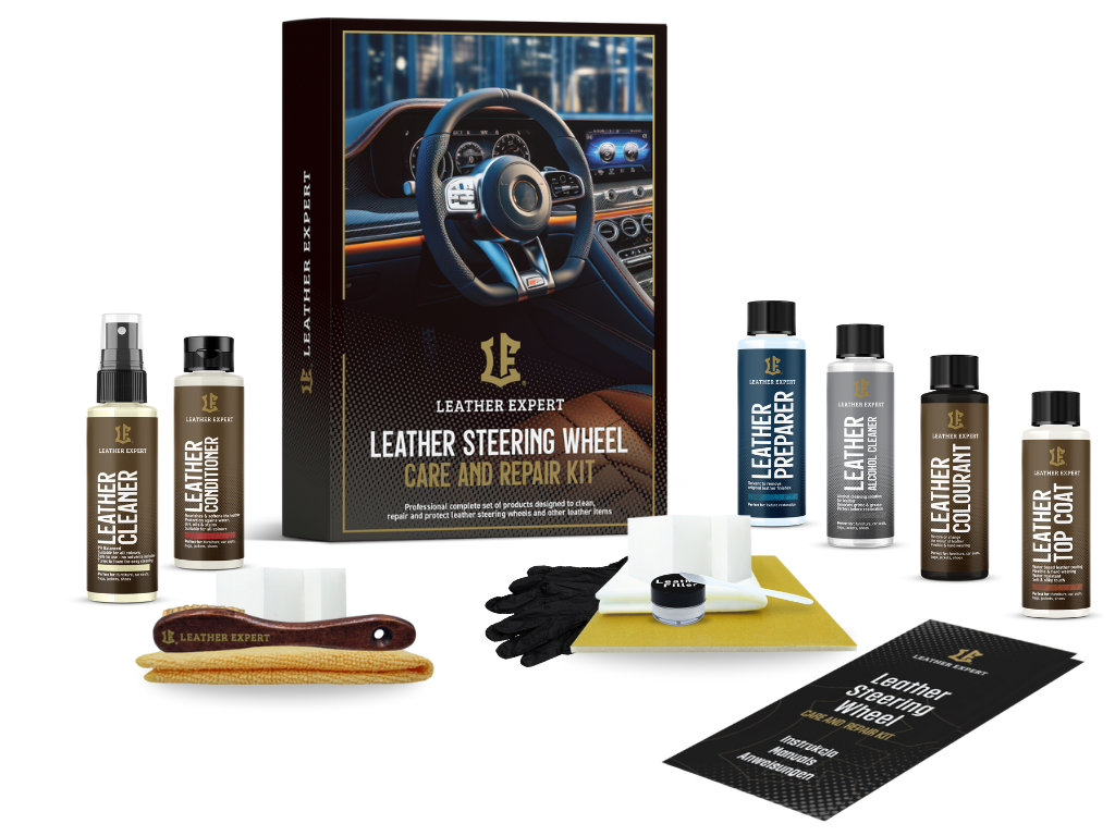 Leather Expert Lenkradset Leather Steering Wheel Care & Restoration Kit