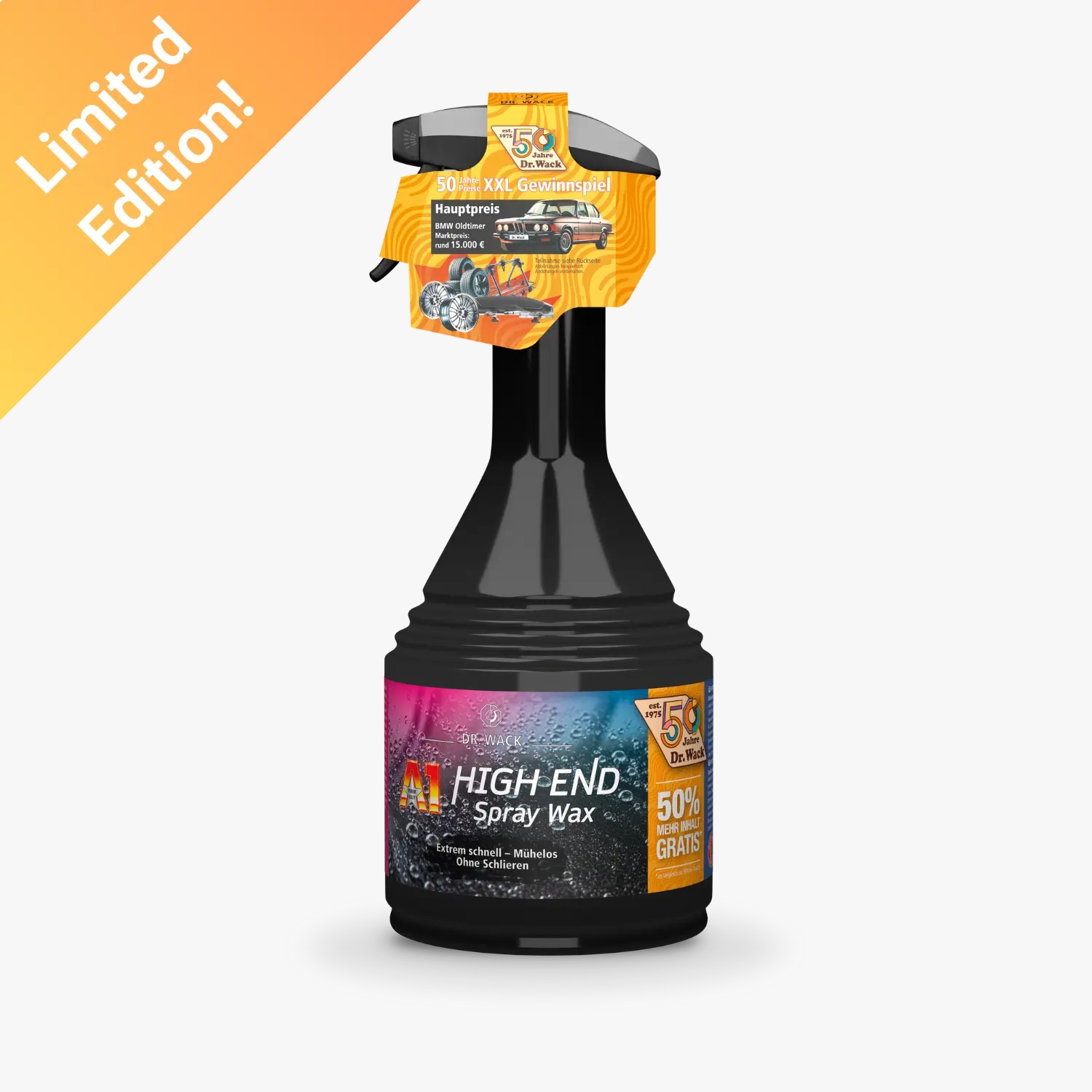 Dr. Wack A1 High End Spray Wax Lackversiegelung 750ml *Limited Edition