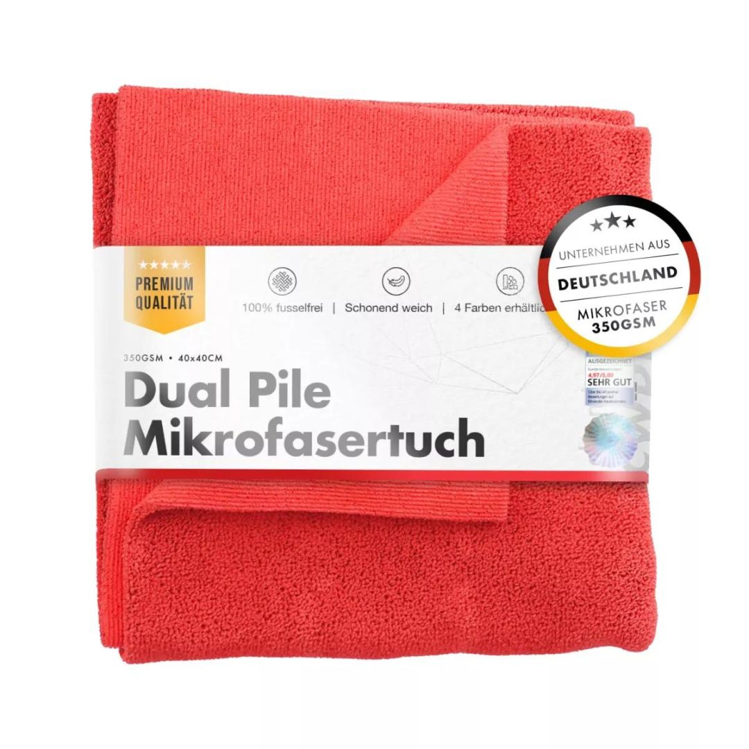 ChemicalWorkz Allzwecktuch Dual Pile 350GSM Rot