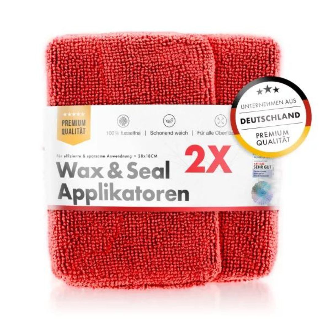 ChemicalWorkz Microfiber Applicator Waxing/Sealant 2Stk. rot