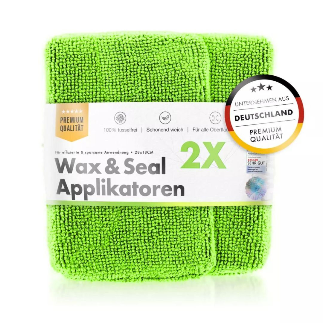 ChemicalWorkz Microfiber Applicator Waxing/Sealant 2Stk. grün