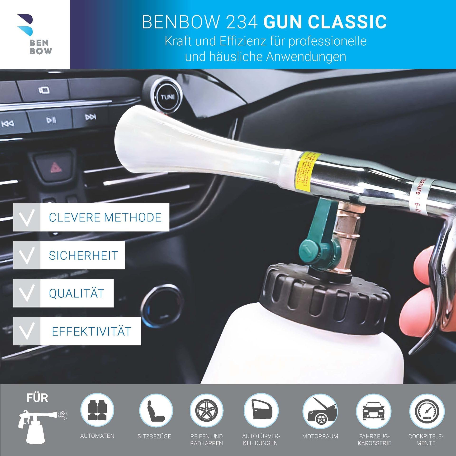 Benbow Reinigungspistole Classic 234 Set *NEU
