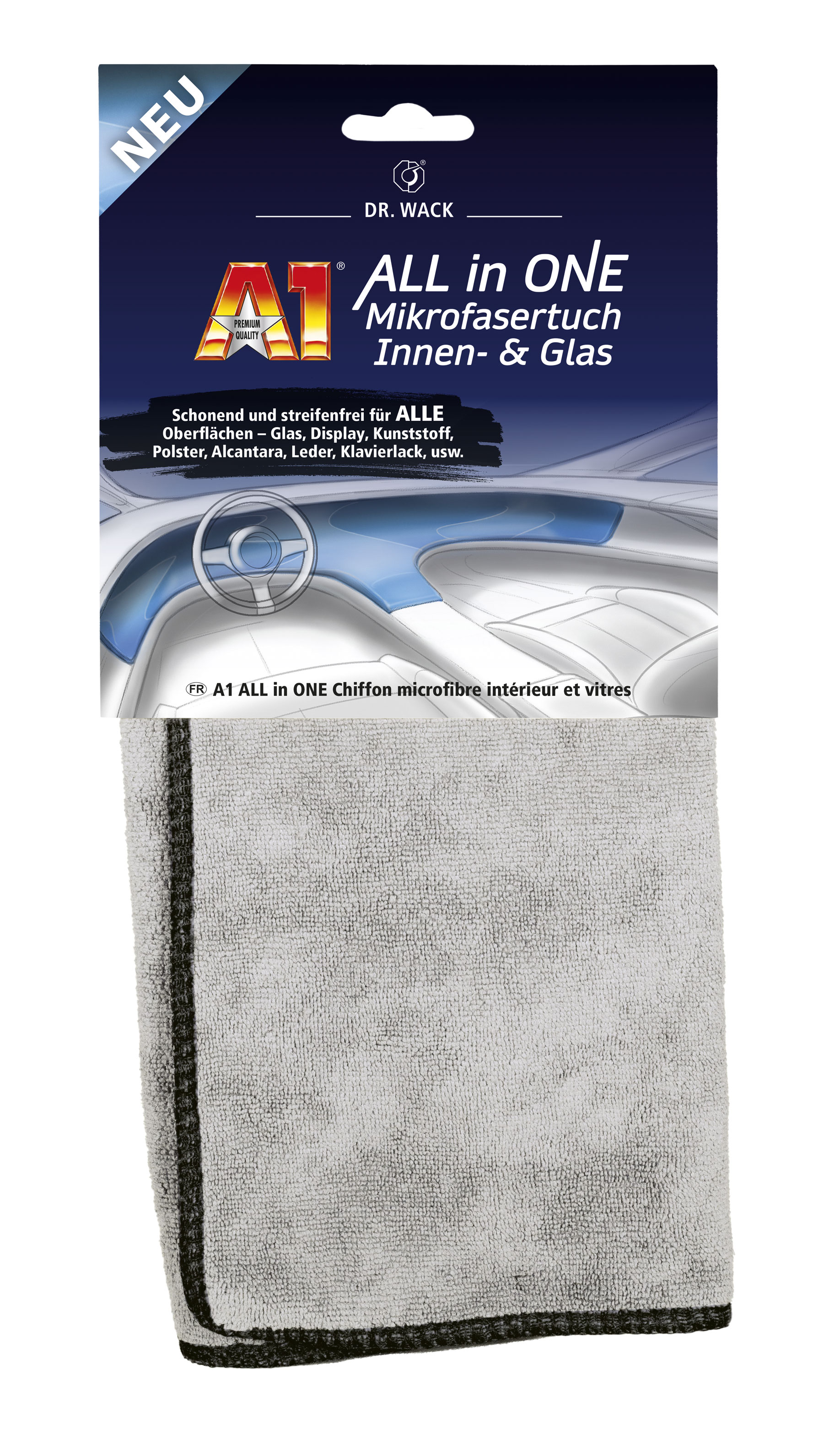 Dr.Wack A1 Mikrofasertuch All in One Innen & Glas