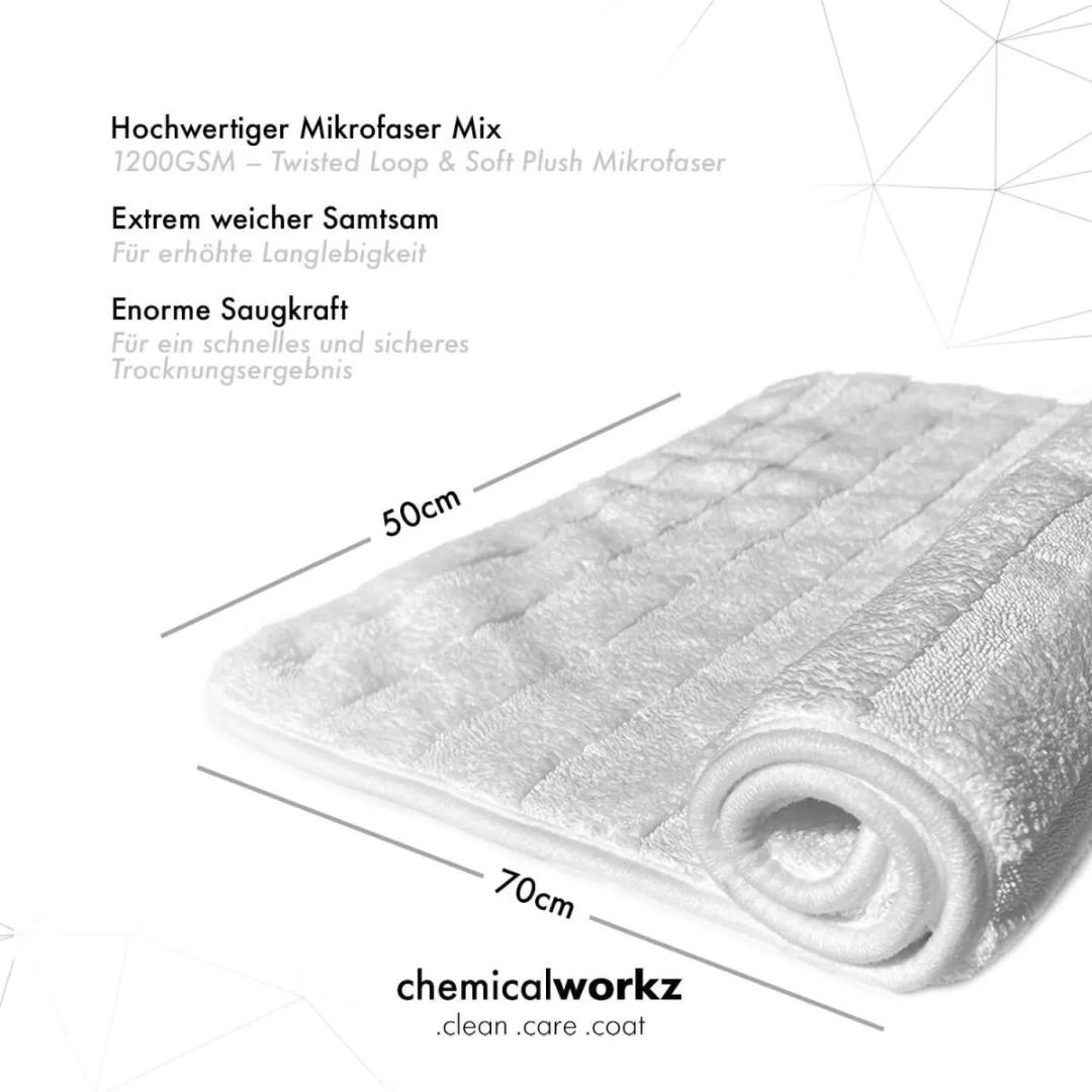 ChemicalWorkz Trockentuch Whale Hybrid Towel Weiß