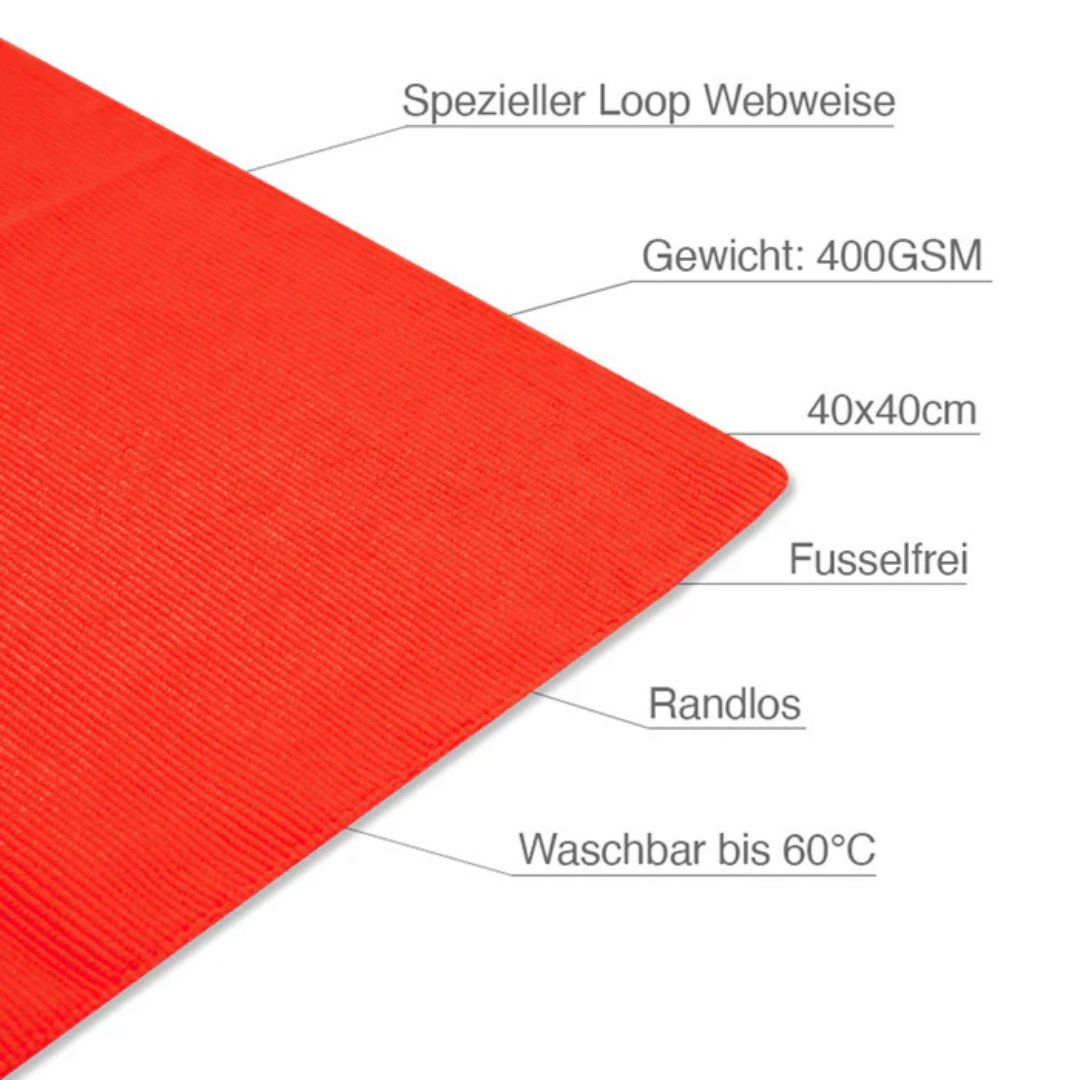 Liquid Elements Poliertuch Polish Towel ROT *NEU | 63071010-2260-2954
