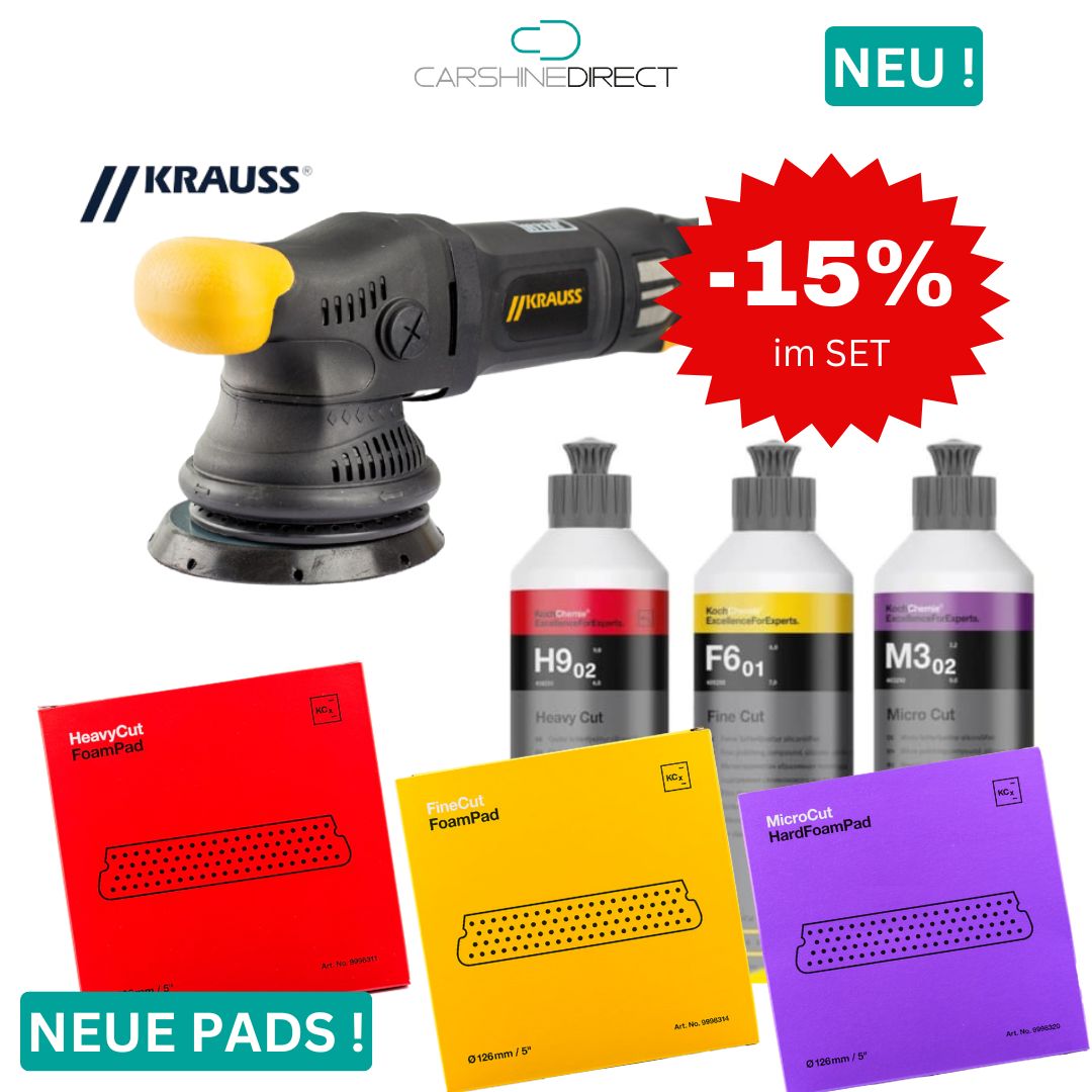 Carshine Polierset Krauss S15 V2 MEGA SET *NEU