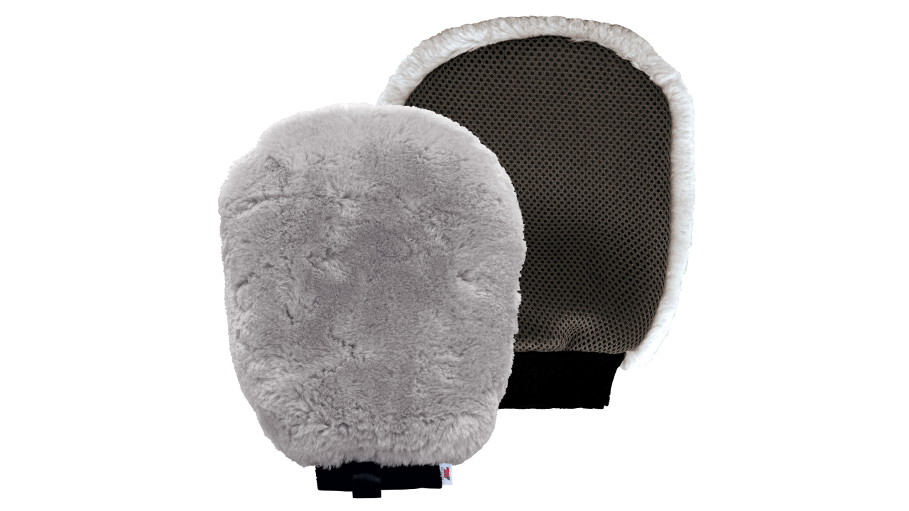 Carshine MA Waschhandschuh Wool & Mesch