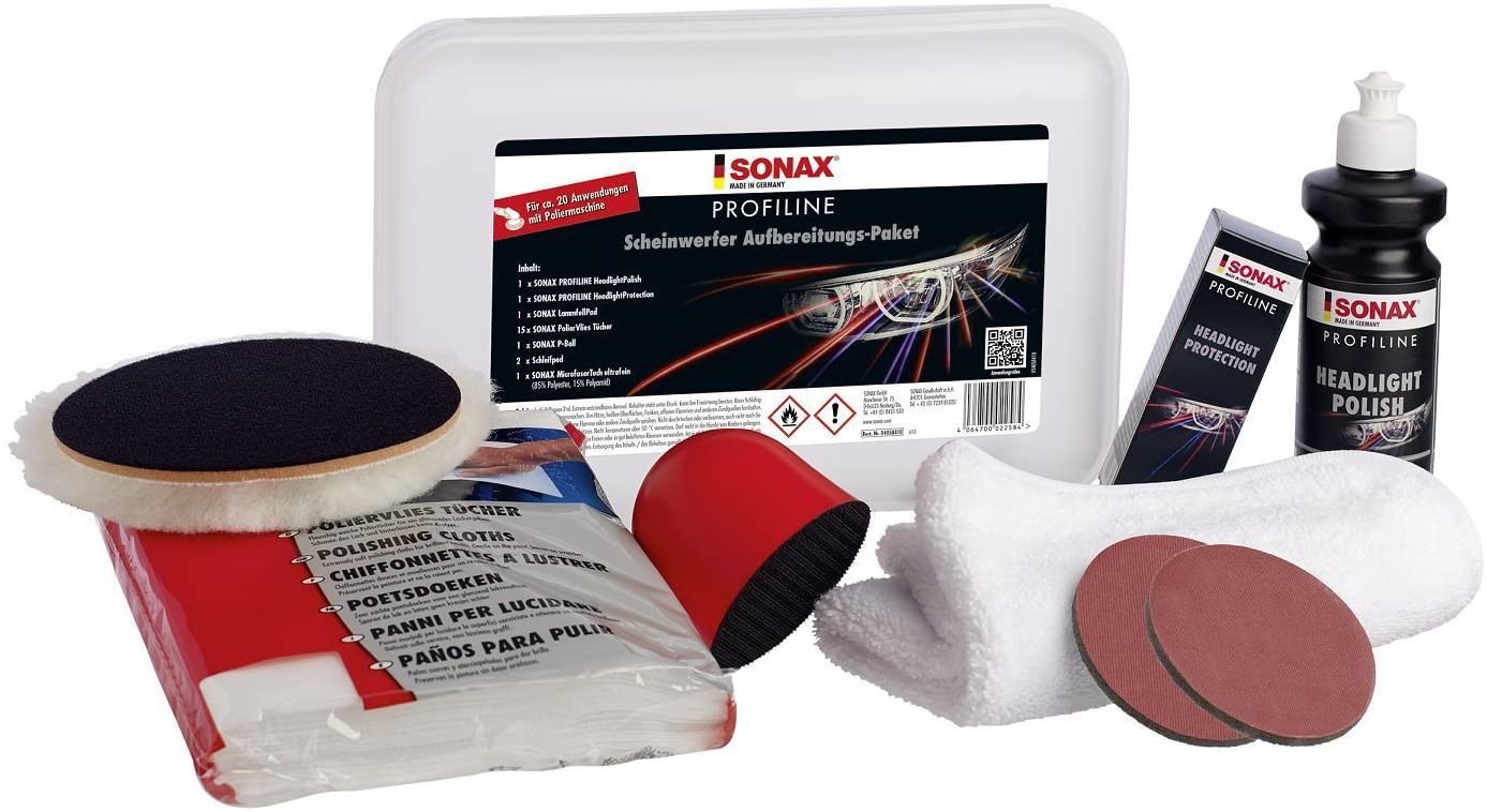 Sonax Profiline Scheinwerfer Aufbereitungs Kit
