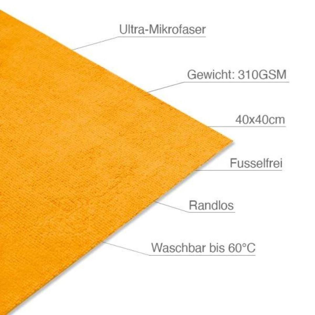 Liquid Elements Mikrofasertuch VALUE 5er Set Orange