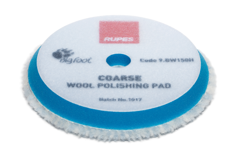 Rupes Polierschwamm BigFoot Wool-Pad blau Coarse